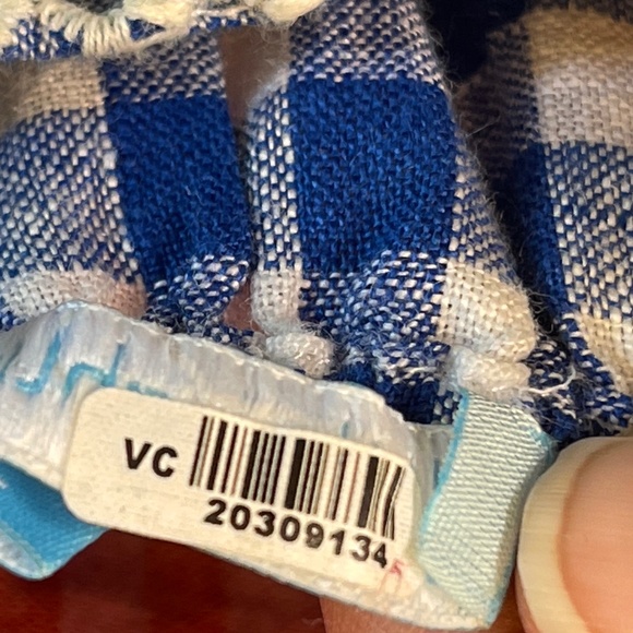 J. McLaughlin | Kris Gingham Linen Lightweight Boho Midi Shift Dress - Picture 14 of 14